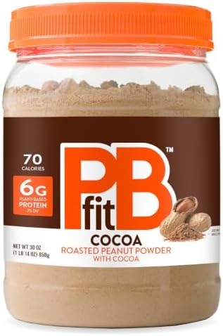 PBfit Cocoa Peanut Butter Powder 30 Oz, Peanut Spread with 6g Protein