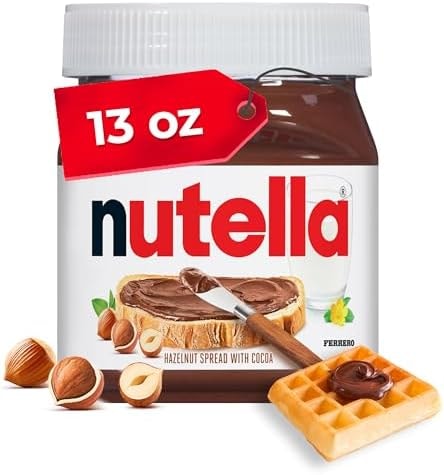 Nutella Creamy Hazelnut Spread with Cocoa, 13 oz