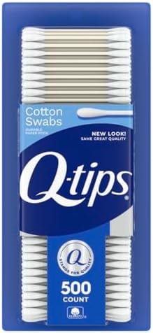 Q-tips Cotton Swabs, Original, For Home, First Aid and Beauty, 100% Cotton, 500 Count