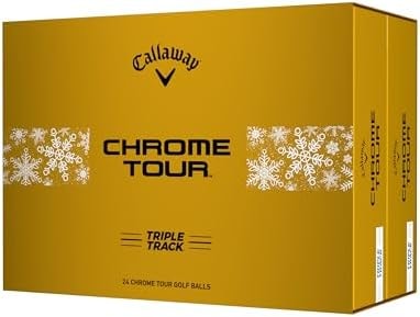 Callaway Golf Chrome Tour Golf Balls (Triple Track, 2 Dozen (White)