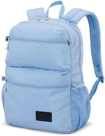 High Sierra Everclass Backpack - Travel or Work Laptop Bookbag with 360° Reflectivity, Dual Water Bottle Pockets & Fits Laptops Up To 15.6”, One Size, Cornflower Blue
