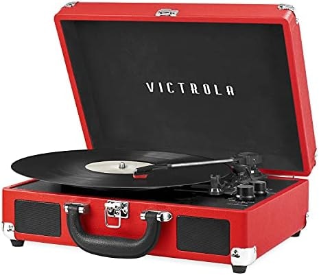 Victrola Journey - Bluetooth Suitcase Record Player - Red