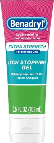 Benadryl Itch Relief Gel Extra Strength, 2% Diphenhydramine HCl, 3.5 fl. Oz
