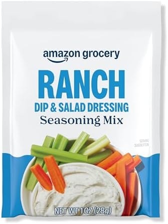 Amazon Grocery, Ranch Dip & Salad Dressing Seasoning Mix, 1 Oz (Previously Happy Belly, Packaging May Vary)