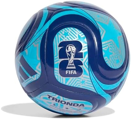 Adidas Unisex-Adult World Cup Soccer Ball, Night Indigo/Semi Pink/Silver Metallic, 3