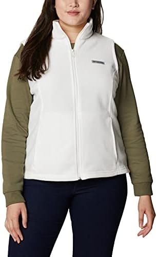Columbia Women's Benton Springs Soft Fleece Vest, Sea Salt, Medium Petite