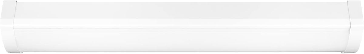 Generation Lighting 591360S-15 Drop Lens - 24 Inch 27W 1 LED Linear Flush Mount, White Finish with Frosted Glass