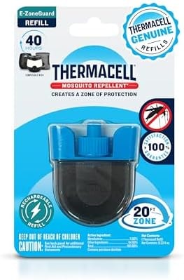 Thermacell E-ZoneGuard Mosquito Repellent Refill, 40-Hr, Rechargeable