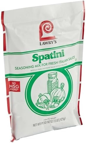 Lawry's Spatini Spaghetti Sauce Seasoning Mix, 15 oz - One 15 Ounce Packet of Spaghetti Seasoning Mix, Ideal for Creating Flavorful Italian Sauce