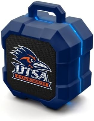 SOAR NCAA Shockbox LED Wireless Bluetooth Speaker, UTSA Roadrunners