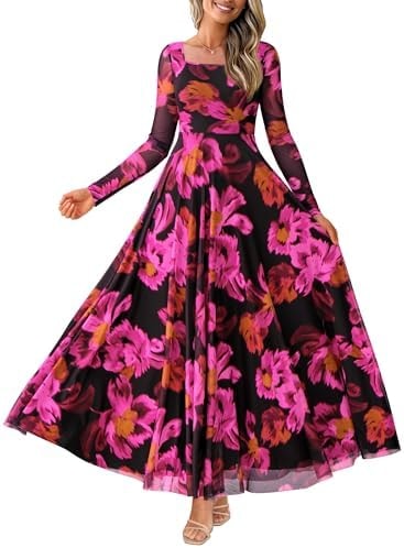 BTFBM Women Boho Maxi Dress Fall 2026 Wedding Guest Dresses