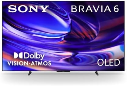Sony 55 Inch BRAVIA 6 OLED 4K HDR Smart Google TV with Gemini (K-55A60)
