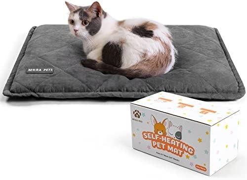 Mora Pets Self Heating Cat Bed Self Warming Cat Pad 24 x 18 Inches