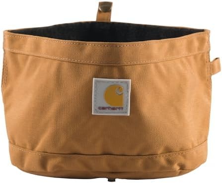 Carhartt Nylon Duck Travel Dog Bowl Carhartt Brown