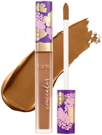tarte maracuja creaseless full-coverage concealer – Waterproof Longwear with Vitamin C to Hydrate look of Dark Circles, Blemishes & Discoloration, Vegan & Cruelty-Free, full size, 53G deep golden