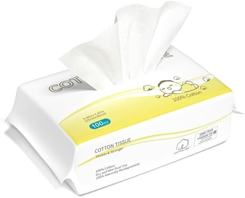 Winner Baby Dry Wipes, 100% Cotton, 100 Count (Pack of 1)