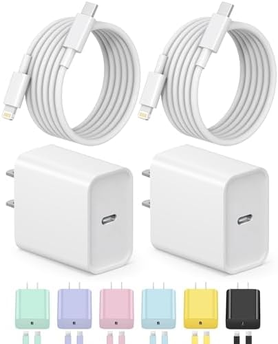 iPhone Charger Fast Charging USB C Charger Block Type C Charging iPad Chargers with 6FT C Chargers Cord Compatible with iPhone14/14 Pro Max/13/13Pro/12/12 Pro/11,iPad