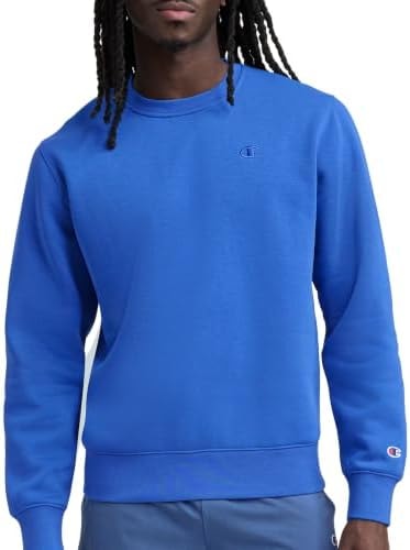 Champion Men's Crewneck, Fleece Sweatshirt, Crewneck Sweatshirts(Reg. or Big & Tall)