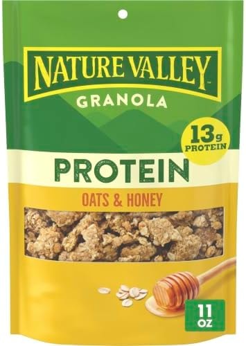 Nature Valley Oats & Honey Protein Granola, Resealable Pouch, 11 oz