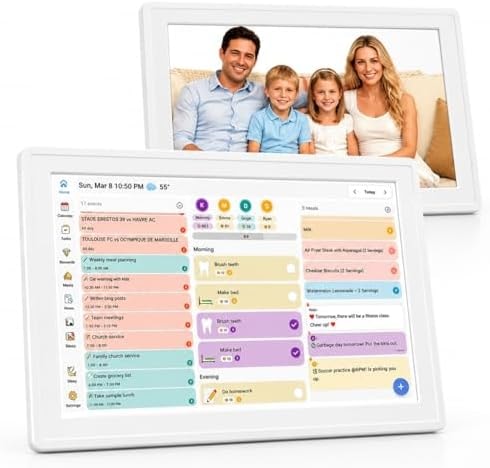 Digital Calendar Wall Planner 10.1 Inch Touch Screen WiFi picture frame