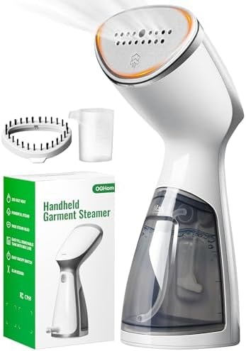 OGHom Portable Travel Handheld Steamer for Clothes, Garment Wrinkle Remover