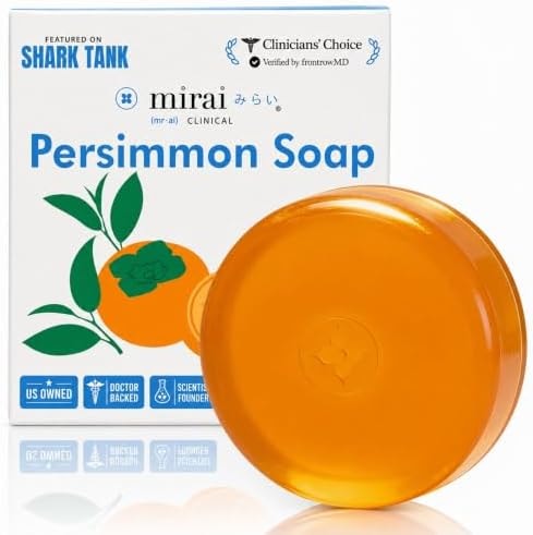 Mirai Clinical Persimmon Soap for Old People Smell,Nonenal® Odor Eliminator