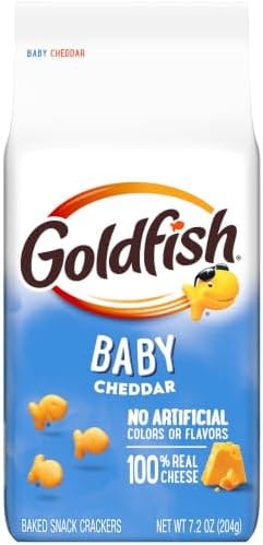 Goldfish Baby Cheddar Cheese Crackers, 7.2 Oz Bag