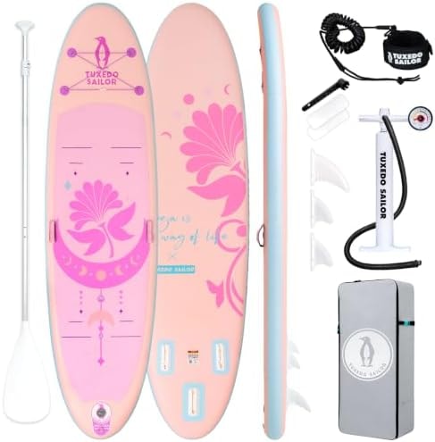 Tuxedo Sailor(10'6'') Inflatable Paddle Board with SUP Accessories