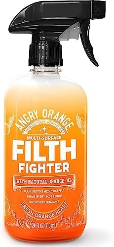 ANGRY ORANGE Citrus Multipurpose Cleaner Spray for Kitchen and Bathroom - 24 oz - 1 Pack