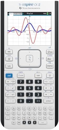 Texas Instruments TI-Nspire CX II Color Graphing Calculator with Student Software (PC/Mac) White 3.54 x 7.48