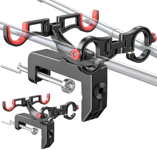 Clamp On Fishing Rod Holder for Boat Canoe Pontoon Kayak Dock