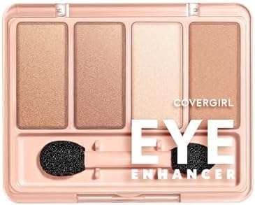 COVERGIRL - Eye Enhancers 4-Kit Eyeshadow, silky, sheer formula, double ended applicator, 100% Cruelty-free