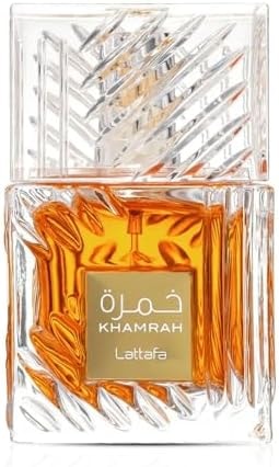 Lattafa Khamrah - Vanilla, Warm Spicy, Amber, Cinnamon - Eau de Parfum Long-Lasting Fragrance for Unisex, 3.40 Ounce / 100 ml