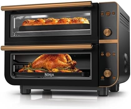 Ninja Double Oven Pro Smart XL, 30.2 Qt, 12-in-1, Onyx, DCT801BK