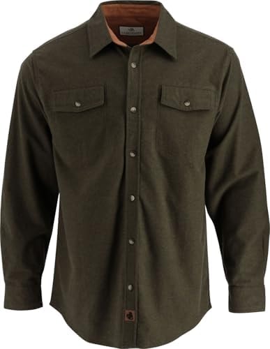 Legendary Whitetails Mens Long Sleeve Button Down Relaxed Fit Flannel Shirt