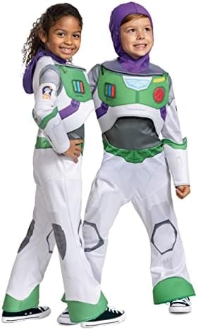 Disney Pixar Lightyear Buzz Space Ranger Costume for Kids, Official Disney Lightyear Costume Outfit, Child Size Small (4-6)