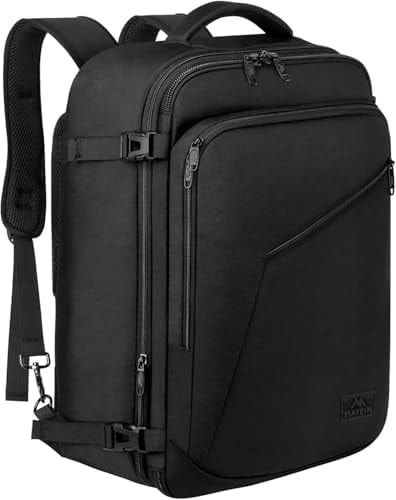 MATEIN Carry on Backpack, Extra Large Expandable Travel Backpack for Men