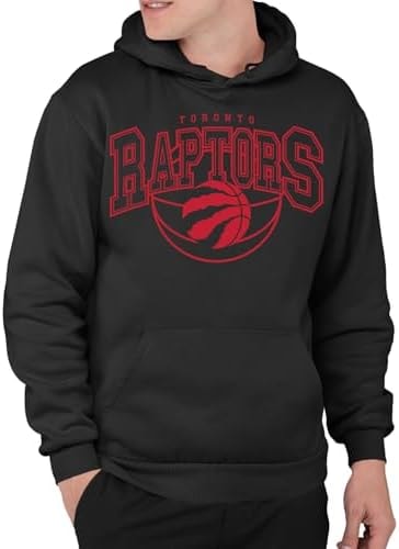 Junk Food NBA - Toronto Raptors Monochromatic Arch Adult Hoodie Black