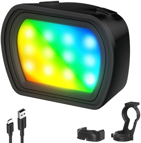 NEEWER Basics Magnetic RGB Light Compatible with DJI OSMO Pocket 3 Gimbal Camera & Creator Combo Accessories, 1W USB C Rechargeable Plastic LED Auxiliary & Fill Lighting for Selfie Vlog Video, M21C