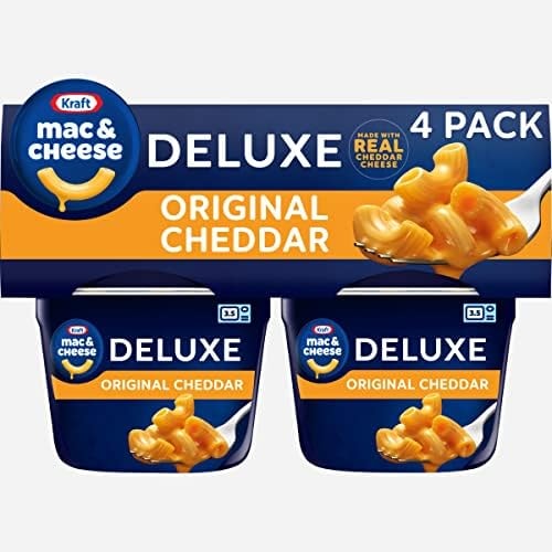 Kraft Mac and Cheese Dinner, 4 Cups Original Flavor, 2.39 oz