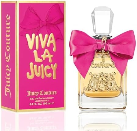 Juicy Couture Viva La Juicy Eau De Parfum, Women's Perfume with Notes of Mandarin, Gardenia & Caramel, Gift for Her, Floral & Sweet, EDP Spray