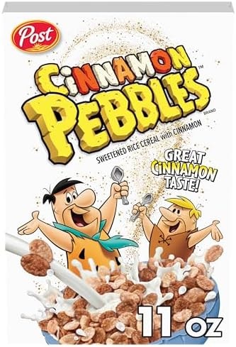 Post Cinnamon PEBBLES Breakfast Cereal, Gluten Free, 11 oz Box