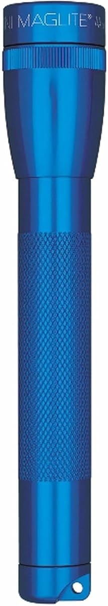 MagLite Mini Incandescent Flashlight – Compact, Water-Resistant, Twist On/Off, 2-Cell AAA Battery-Powered – Blue