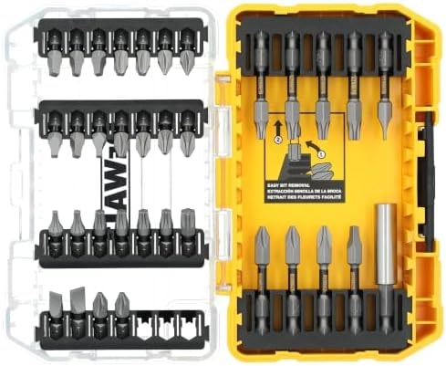 DEWALT Screwdriver Bit Set, 35 Pc, Steel, TOUGHGRIP (DWAF35SETBTG)