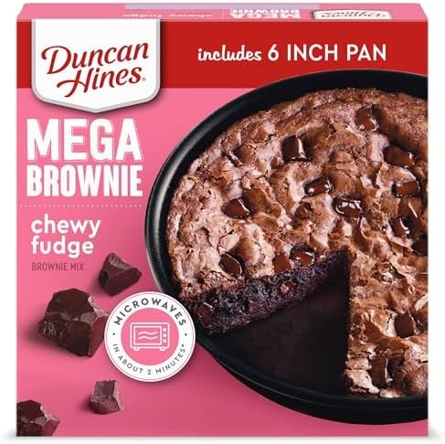 Duncan Hines MEGA Brownie Mix, Chewy Fudge, 7.7 oz.