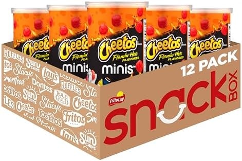 Minis Canisters, Cheetos Flamin' Hot, 1.5 Ounce (Pack of 12)