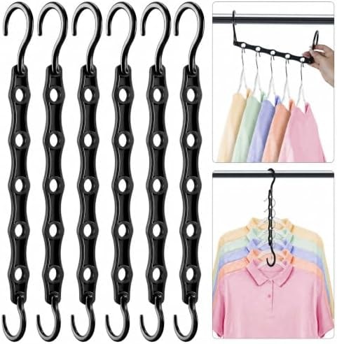 HOUSE DAY College Dorm Essentials 6 Pack, Multifunctional Closet Organizers