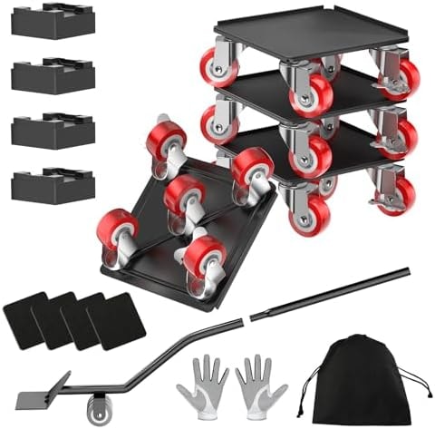 LOYAL TIGER Furniture Dolly, 1000LBS Furniture Movers with Wheels