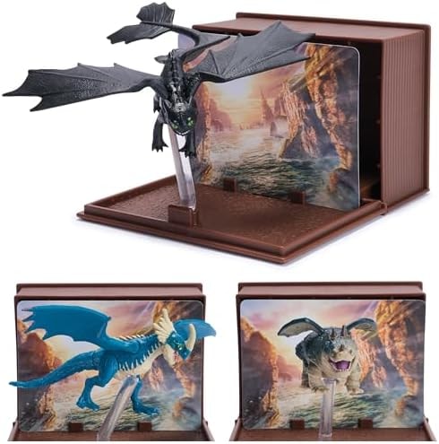 Dreamworks Dragons Book of Dragons Multi-Pack, 3 Dragon Figures