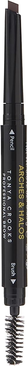 Arches and Halos Microfiber Tinted Brow Mousse - Richly Pigmented Eyebrow Shaper - Water Resistant Filler Pen - Vegan - Espresso - 0.11 oz